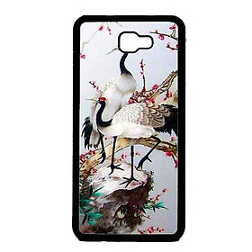 Ốp Lưng in cho Samsung J5 Prime Mẫu Hạc Anh Đàọ - Hàng Chính Hãng
