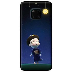 Ốp lưng in cho Huawei Mate 20 Pro mẫu Cương Thi Nhìn Trăng - Hàng chính hãng