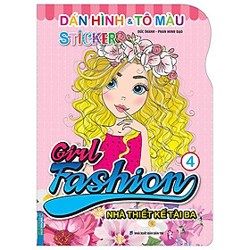Dán Hình Và Tô Màu Sticker - Girl Fashion - Nhà Thiết Kế Tài Ba - Tập 4