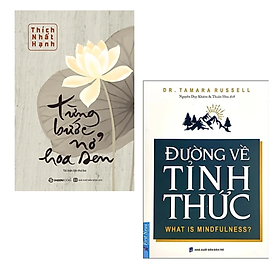 Combo 2 cuốn sách Tôn Giáo - Tâm Linh : Đường Về Tỉnh Thức + Từng Bước Nở Hoa Sen
