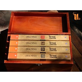 Bộ sách hộp gỗ - Tứ Thư Lãnh Đạo - Bộ sách quý giúp phát triển tư duy lãnh đạo