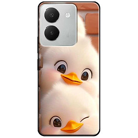 Ốp lưng cho Vivo Y03 - Y03T - Y18 - Y18S - Y18T - Y27 5G - Y28 4G - Y36 - Ba Chú Vịt Trắng - Hàng Chính Hãng