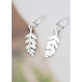 Combo charm bạc chiếc lá treo - Ngọc Quý Gemstones 