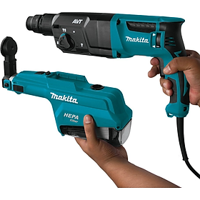 MÁY KHOAN ĐỘNG LỰC VỚI HỆ THỐNG HÚT BỤI 800W MAKITA HR2653T - HÀNG CHÍNH HÃNG
