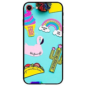 Ốp lưng dành cho iPhone 7 / iPhone 8 - iPhone Se 2020 - 7 Plus / 8 Plus mẫu Họa Tiết Summer