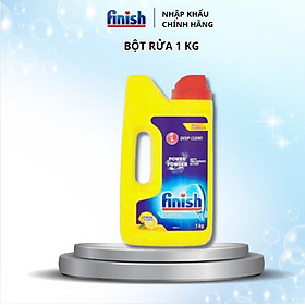 [Chính hãng] Combo Bột rửa bát Finish 2,5kg + Muối Finish 1,5kg làm mềm nước trong máy rửa bát