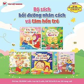 Sách - Bồi Dưỡng Nhân Cách Và Tâm Hồn Trẻ - Chọn Lẻ 5 Chủ Đề - Gemma Roca - Tân Việt Books