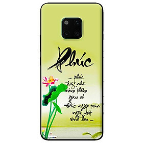 Ốp lưng in cho Huawei Mate 20 Pro mẫu Phúc - Hàng chính hãng