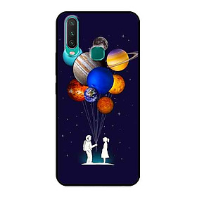 Ốp Lưng in cho Vivo Y17 Mẫu Du Hành 3 - Hàng Chính Hãng