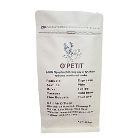 Cà phê Robusta pha máy rang mộc