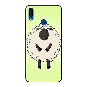 Ốp Lưng in cho Huawei Y9 2019 Mẫu Chú Cừu Vui Nhộn - Hàng Chính Hãng