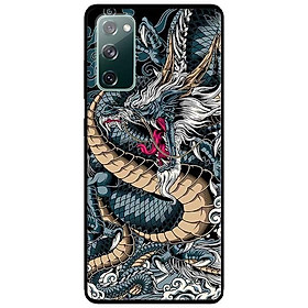Ốp lưng dành cho Samsung A90 - Samsung S20 FE mẫu Rồng Bay Xanh