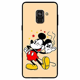 Ốp lưng dành cho Samsung A8 Plus mẫu Chú Chuột Ngôi Sao