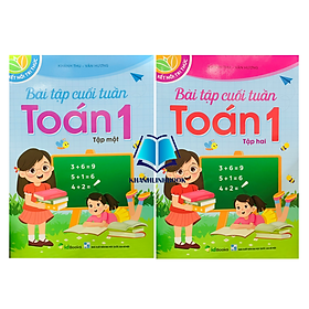 Sách - Combo Bài tập cuối tuần toán 1 - tập 1 + 2 ( kết nối )