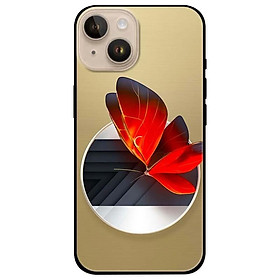 Ốp lưng dành cho Iphone 14 - Iphone 14 Plus - Iphone 14 Pro - Iphone 14 Pro Max - Vòng Tròn Bướm Đỏ