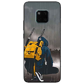Ốp lưng in cho Huawei Mate 20 Pro Mẫu Dưới Mưa