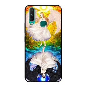 Ốp Lưng in cho Vivo Y15 Mẫu Thiên Thần Ác Quỷ - Hàng Chính Hãng