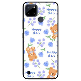 Ốp lưng dành cho Realme C21Y - Realme C25Y mẫu Hoạ Tiết Hoa Tím 1
