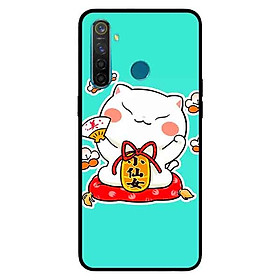 Ốp Lưng in cho Realme 5 Mẫu Mèo May Mắn 5 - Hàng Chính Hãng