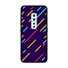Ốp Lưng in cho Vivo V17 Pro Mẫu Đường Sắc Màu - Hàng Chính Hãng