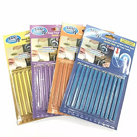 Vỉ que thông cống tiện ích, mỗi vỉ 12 que,que thông tắc khử mùi cống - bồn cầu - bồn rửa mặt (Màu ngẫu nhiên)
