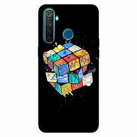 Ốp lưng in cho Realme 5 Pro / Realme Q Rubik Vũ Trụ