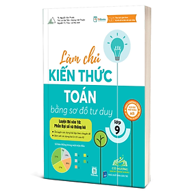 Sách - Làm Chủ Kiến Thức Toán Bằng Sơ Đồ Tư Duy Lớp 9 – Luyện Thi Vào 10 (MCbook)