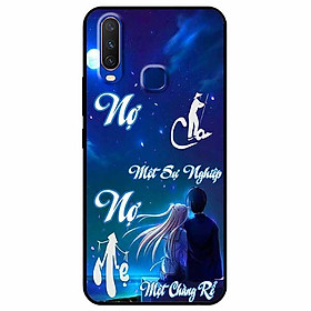 Ốp lưng in cho Vivo Y12, Vivo Y15, Vivo Y17 Mẫu Nợ Cha Nợ Mẹ Rể