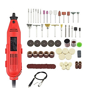 Bộ Máy Khoan Mài Cắt Khắc Kèm Phụ Kiện Mini ABG 100 Chi Tiết Với Thiết Kế Nhỏ Gọn Trọng Lượng Nhẹ Dễ Dàng Mang Theo Sử Dụng Với Các Ngành Hạt Nhân Khắc, Chạm Khắc Gỗ, Mài Tấm Nhôm, Tấm Đồng Mỏng, Bảng Nhựa, Bảng Mạch In, Dính – Hàng Chính Hãng