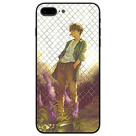Ốp lưng in cho Iphone 7 Plus/ 8 Plus Mẫu Boy Suy Tư