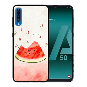 Ốp lưng in cho Samsung Galaxy A7 2018 mẫu Miếng Dưa - Hàng chính hãng