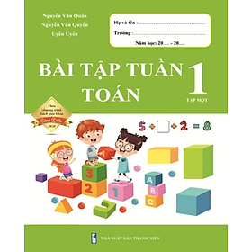 Sách - Bài Tập Tuần Toán 1 - Cánh Diều - Tập 1 (1 cuốn)