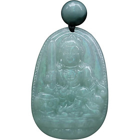 Văn Thù Bồ Tát Đá Cẩm Thạch (Trung : 3 x 2.3 cm) Ngọc Quý Gemstones MD15