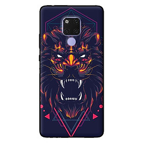 Ốp lưng in cho Huawei Mate 20 mẫu Sư Tử - Hàng chính hãng