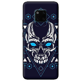 Ốp lưng in cho Huawei Mate 20 Pro mẫu Đầu Lâu Mắt Xanh - Hàng chính hãng