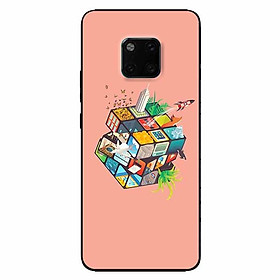 Ốp lưng in cho Huawei Mate 20 Pro Rubik Cube