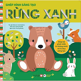 Sách - Ghép Hình Sáng Tạo - Phát Triển Kĩ Năng Cho Bé Yêu - Chọn Lẻ 4 Chủ Đề - Tân Việt Books