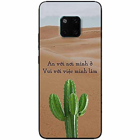 Ốp lưng in cho Huawei Mate 20 Pro Mẫu An Với Nơi Mình Ở