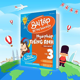 Sách - Aha Grammar - Bài Tập Bổ Trợ Toàn Diện Ngữ Pháp Tiếng Anh Lớp 3 Theo Chủ Đề - Megabook