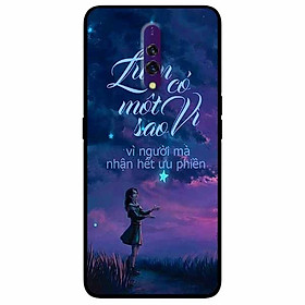 Ốp lưng in cho Oppo K3 Mẫu Luôn Có Một Vì Sao