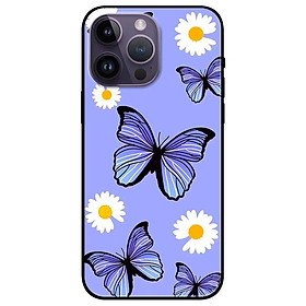 Ốp lưng dành cho Iphone 14 - Iphone 14 Plus - Iphone 14 Pro - Iphone 14 Pro Max - Bướm Và Hoạ Cúc