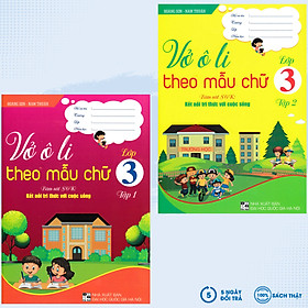 Combo Vở Ô Li Theo Mẫu Chữ Lớp 3 (Bám Sát SGK: Kết Nối Tri Thức Với Cuộc Sống) (Bộ 2 Cuốn)  - HA