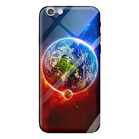 Ốp kính cường lực cho iPhone 6 Plus trái đất 1 - Hàng chính hãng
