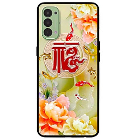 Ốp lưng dành cho Oppo Reno 4 mẫu Cá và Mẫu Đơn