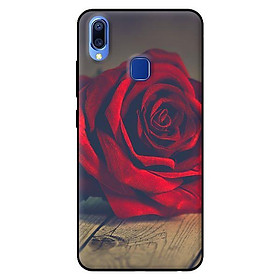 Ốp lưng in cho Vivo Y95 mẫu Cành Hồng - Hàng chính hãng
