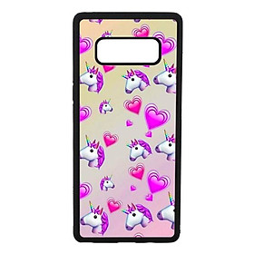 Ốp lưng cho Samsung Galaxy Note 8 mẫu nền trái tim 14 - Hàng chính hãng