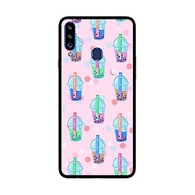 Ốp Lưng Dành Cho Samsung Galaxy A20s mẫu Trà Sữa Đa Sắc - Hàng Chính Hãng