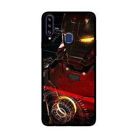 Ốp Lưng Dành Cho Samsung Galaxy A20s mẫu Người Sắt Mắt Vàng - Hàng Chính Hãng