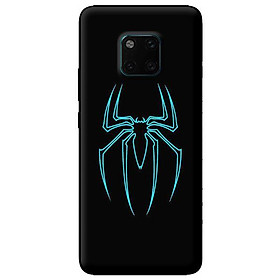 Ốp lưng in cho Huawei Mate 20 Pro mẫu Nhện Neon - Hàng chính hãng
