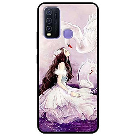 Ốp lưng dành cho Vivo Y30 - Y30i - Y50 mẫu Cô Gái Thiên Nga